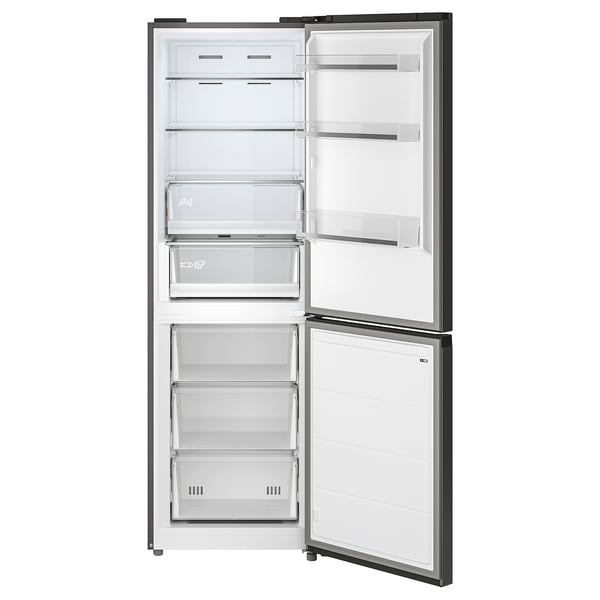 FÖRTOFT Kyl-/frysskåp, IKEA 500 rostfritt stålfärg, 216/118 l