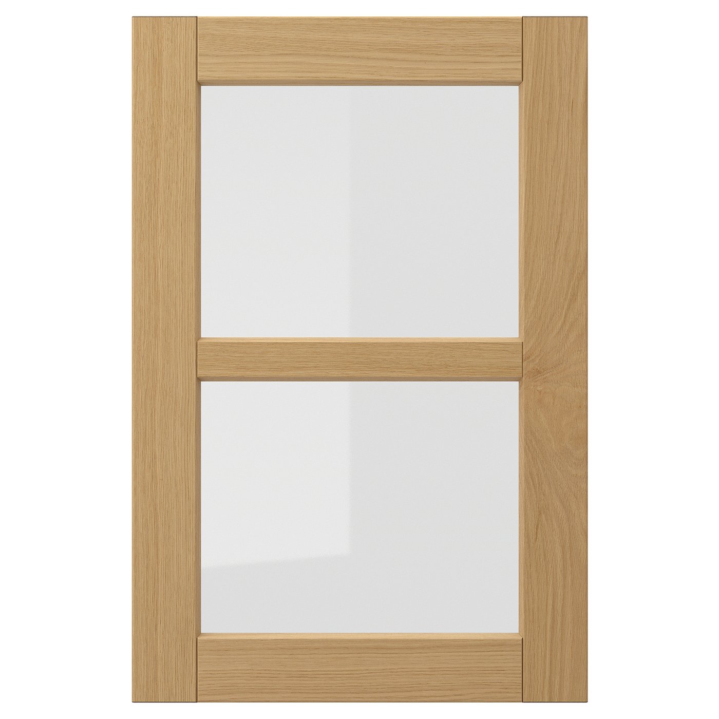 IKEA FORSBACKA vitrindörr, ek, 40x60 cm