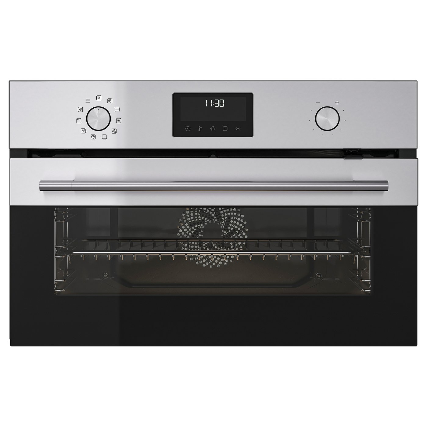 IKEA FRILLESBO varmluftsugn, kompakt bakfunktion/rostfritt stålfärg ikea 500