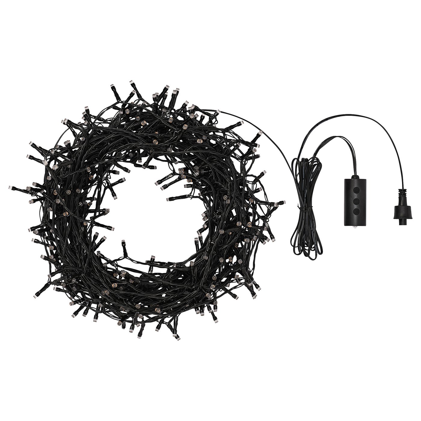 IKEA GETKÅL LED ljusslinga, justerbar färg utomhus, 35.7 m