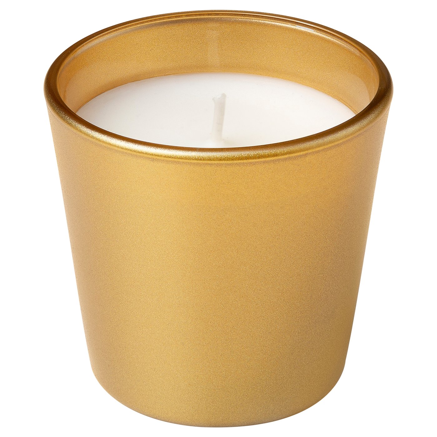 IKEA GOKVÄLLÅ doftljus i glas, sandelträ och patchouli, 20 tim.