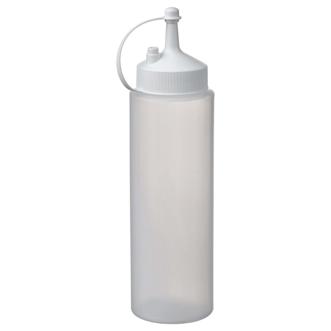 IKEA GRILLTIDER squeezeflaska, vit/transparent, 330 ml