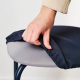 GULTARP Pall, mörkblå/Remmarn mörkblå