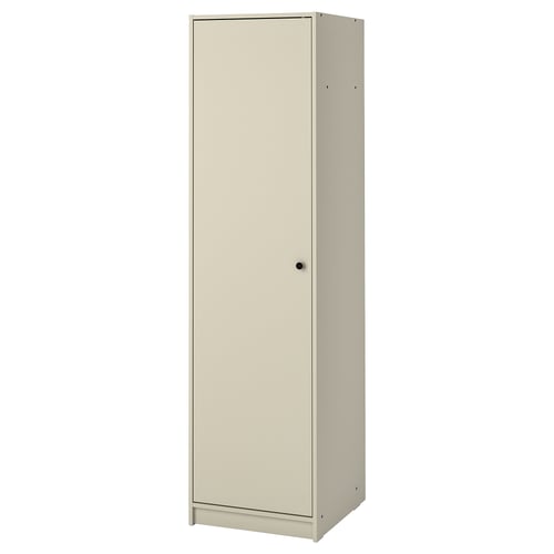 GURSKEN Garderob - ljusbeige 49x55x186 cm