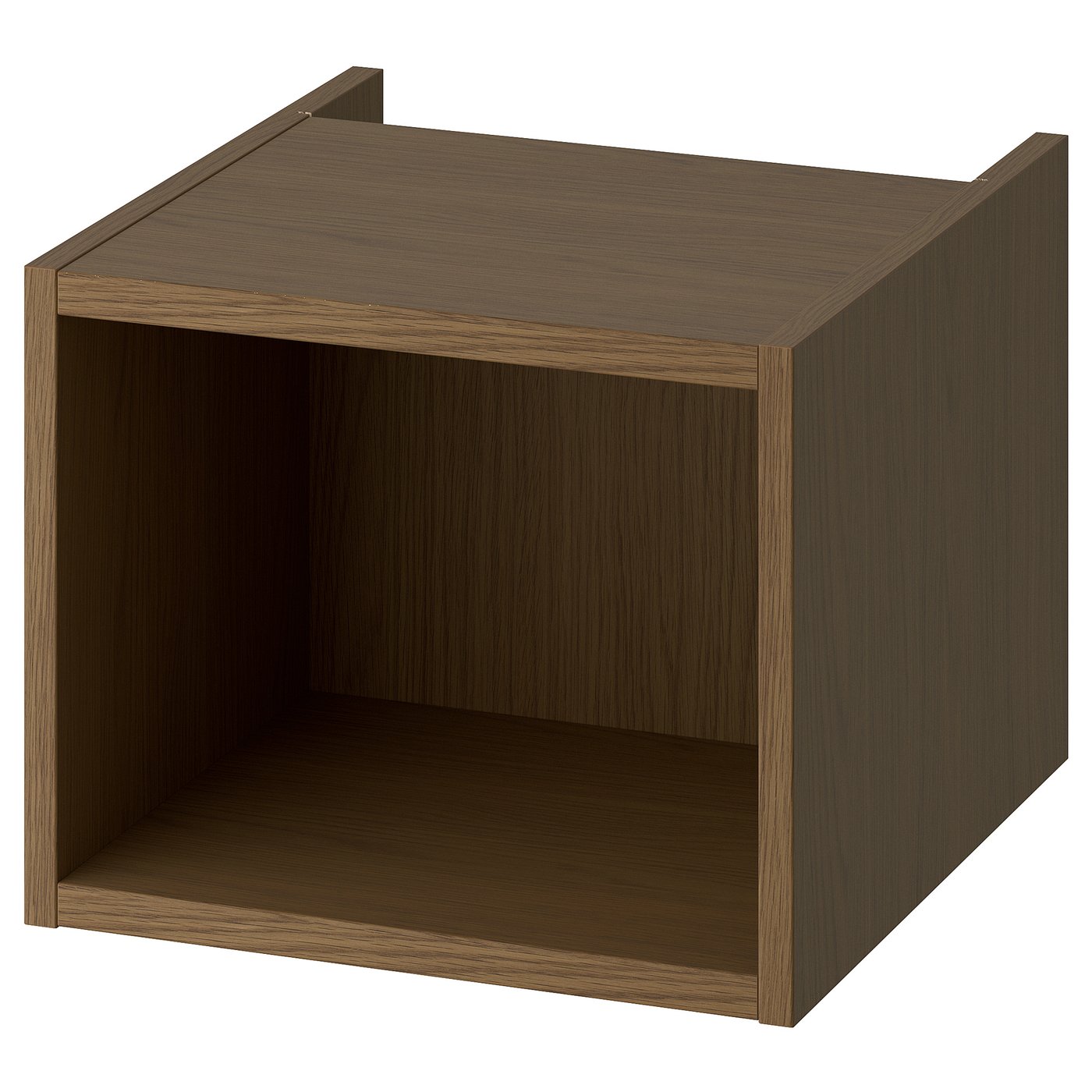 IKEA HAGAÅN öppet skåp, brun ekmönstrad, 40x48x33 cm