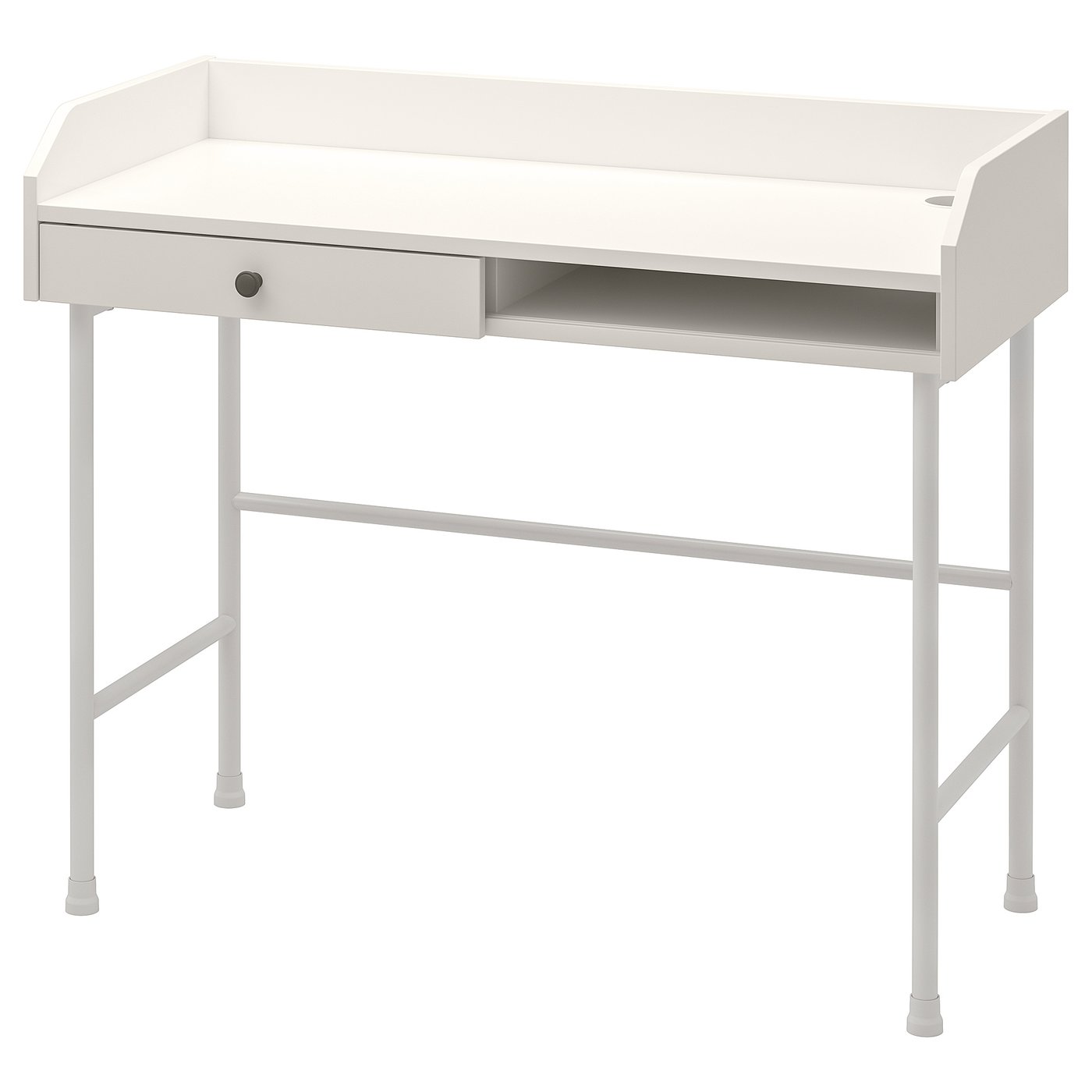 HAUGA Skrivbord - vit 100x45 cm