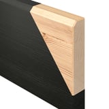 HAVSTA hylla i massiv furu, naturlig finish, rustik design.