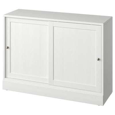 HAVSTA Sideboard grunddel, vit, 121x47x89 cm