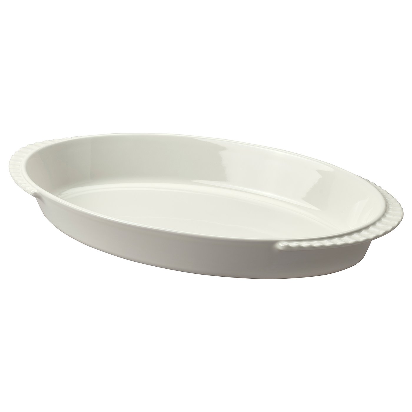 IKEA HÖSTAGILLE ugnsform, off-white, 54x30 cm