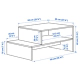 Illustration med mått för produkten: HOLMERUD.