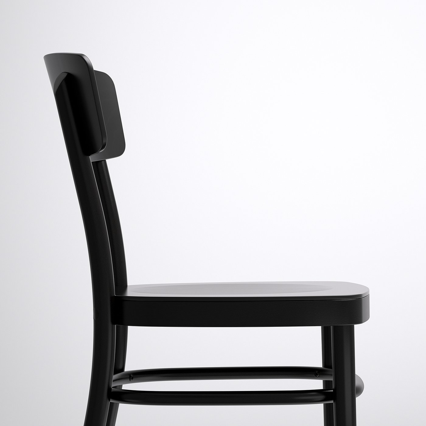 IKEA IDOLF イケア イードルフ 4脚 LISABO / IDOLF table and 4 chairs black/black - IKEA