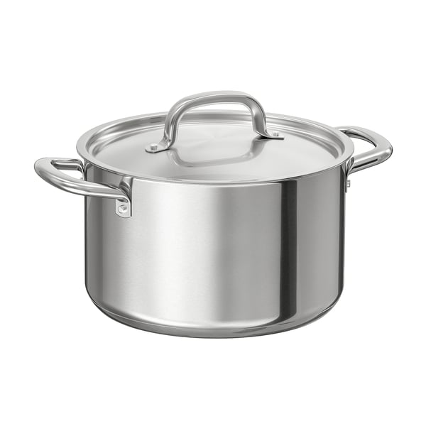 IKEA 365+ Gryta med lock - rostfritt stål 5.0 l