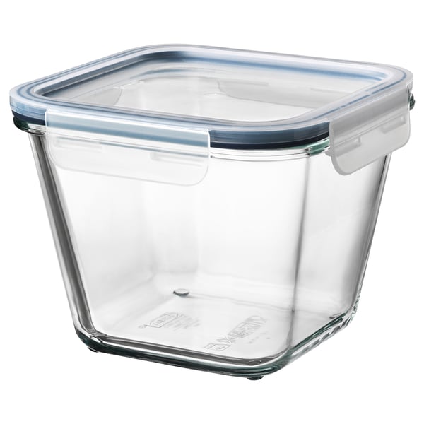 IKEA 365+ Matlåda med lock - fyrkantigt glas/plast 1.2 l