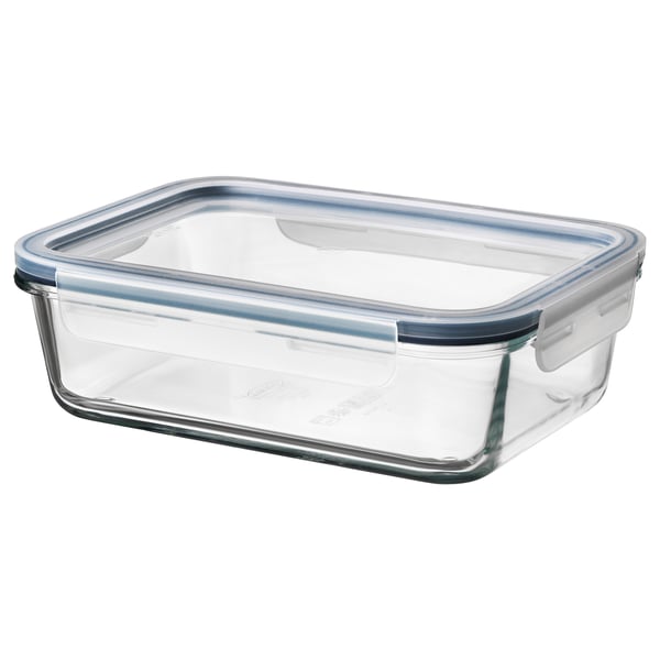IKEA 365+ Matlåda med lock - rektangulär glas/plast 1.0 l