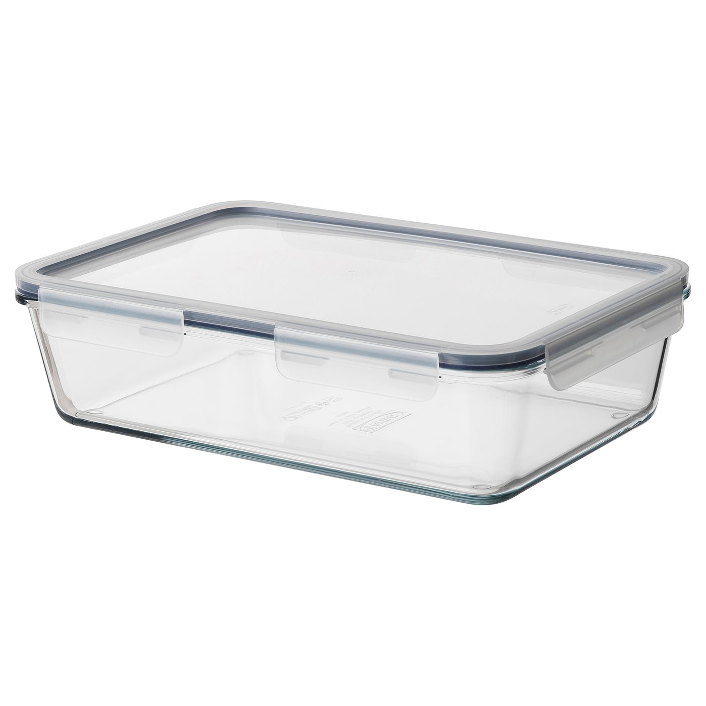 IKEA 365+ matlåda med lock, rektangulär/glas plast, 3.1 l