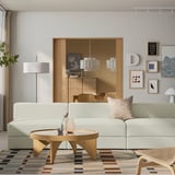 JÄTTEBO 4,5-sitsig modulsoffa, Axvall off-white