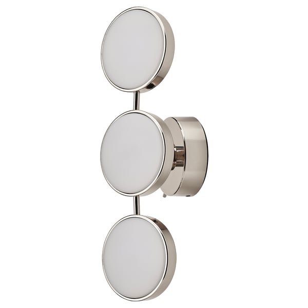 KABOMBA LED vägglampa - dimbar förkromad/blank 47x14 cm