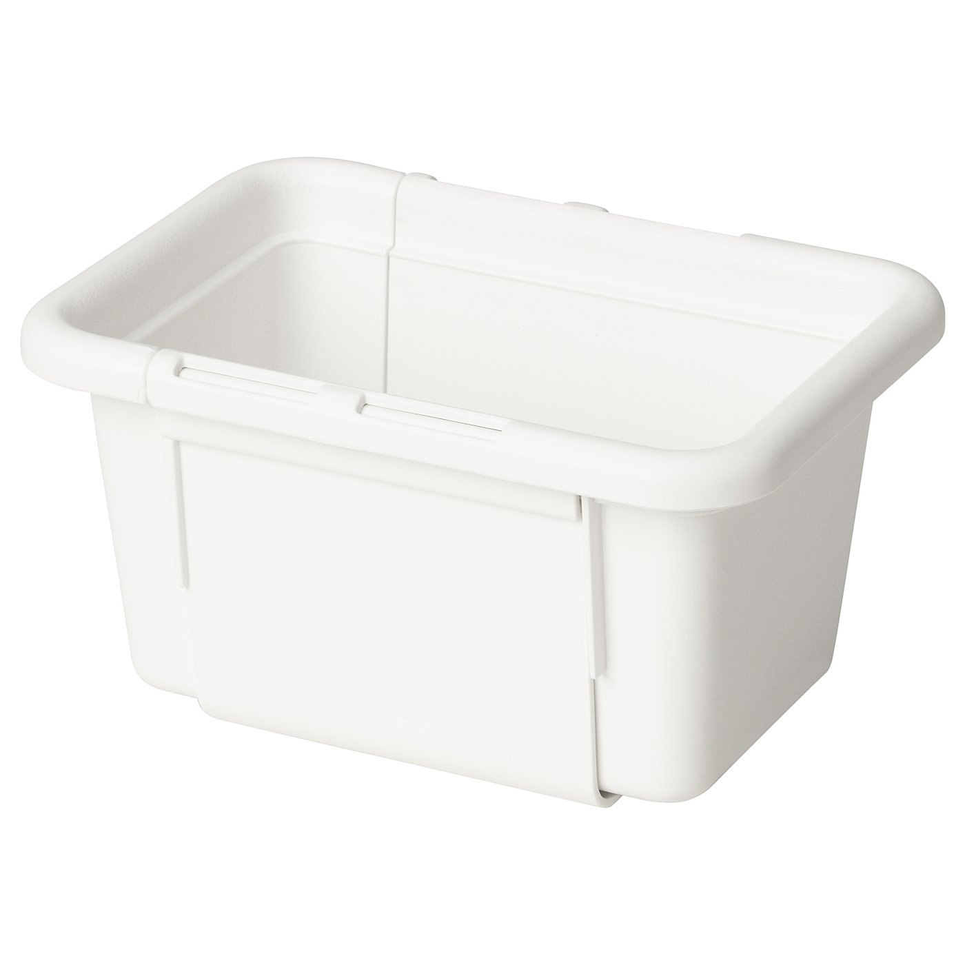 IKEA KACKLA justerbar låda, vit, 13-18x9 cm