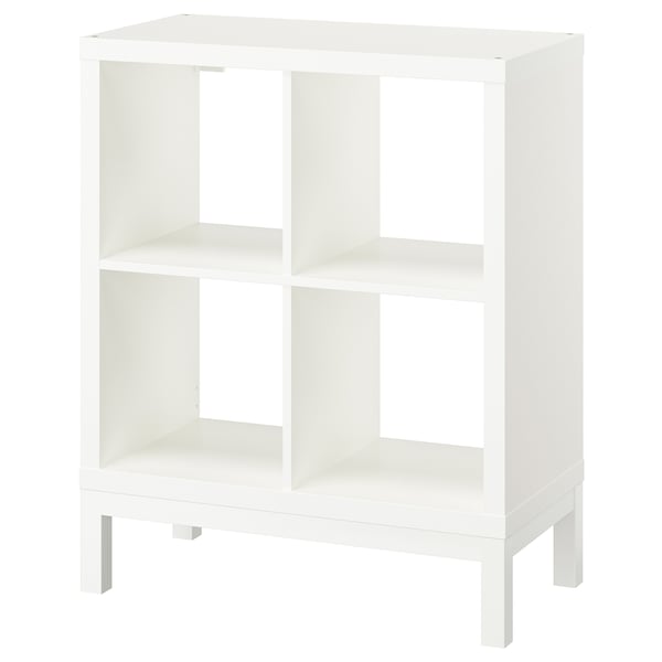 KALLAX Hylla med underrede - vit/vit 77x94 cm