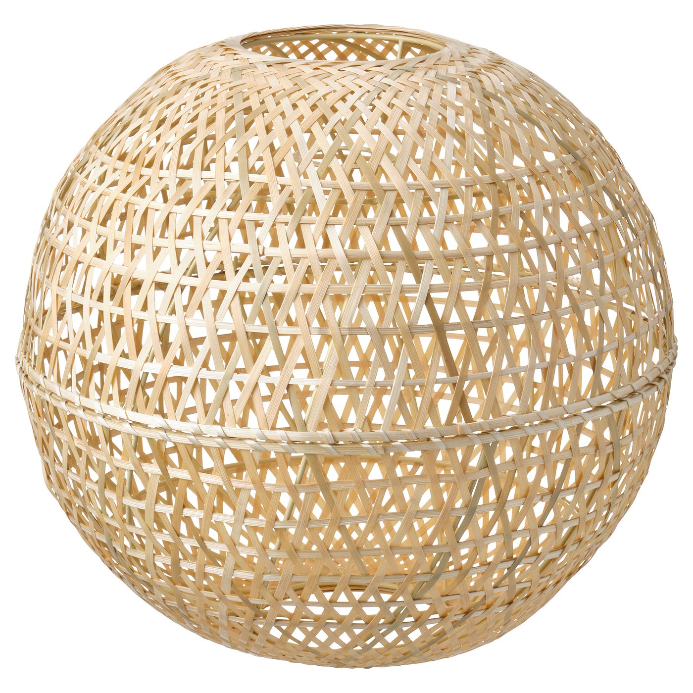 KÅSEBERGA Lampskärm, handgjord bambu, 38 cm IKEA