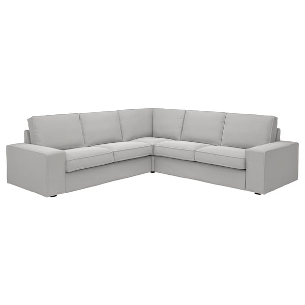 KIVIK Hörnsoffa, 4-sits - Tallmyra vit