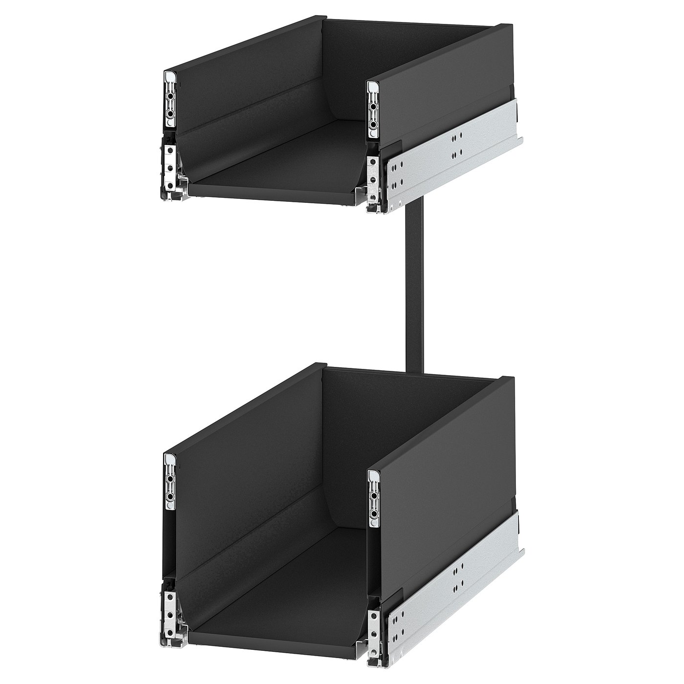 IKEA KNIVSHULT utdragbar inredning, mörkgrå, 30 cm