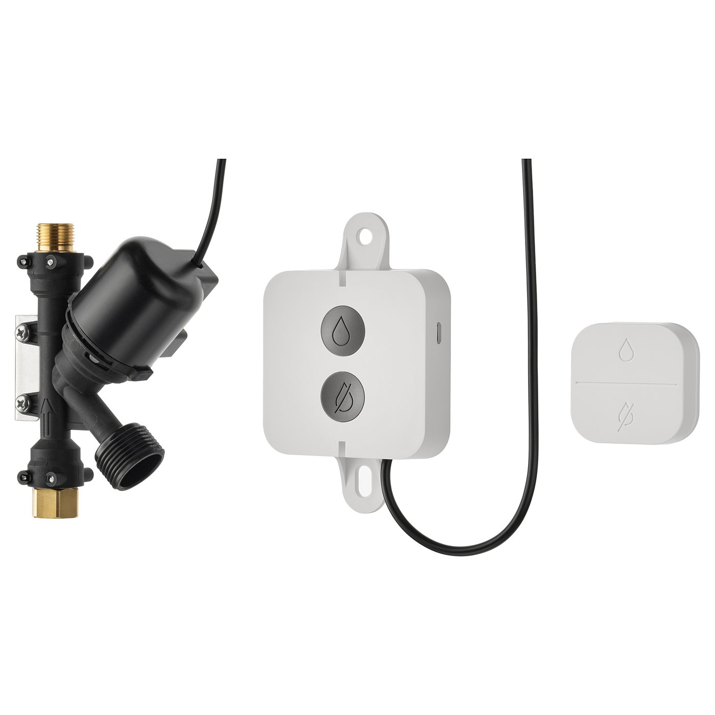 IKEA Knycklan Electronic dishwasher water shutoff valve with water