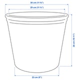 Illustration med mått för produkten: KÖRSBÄRSBJÖRK.
