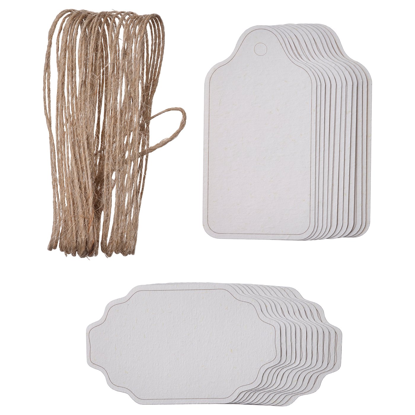 IKEA KÖSSEBÄR etiketter, set om 25, vit