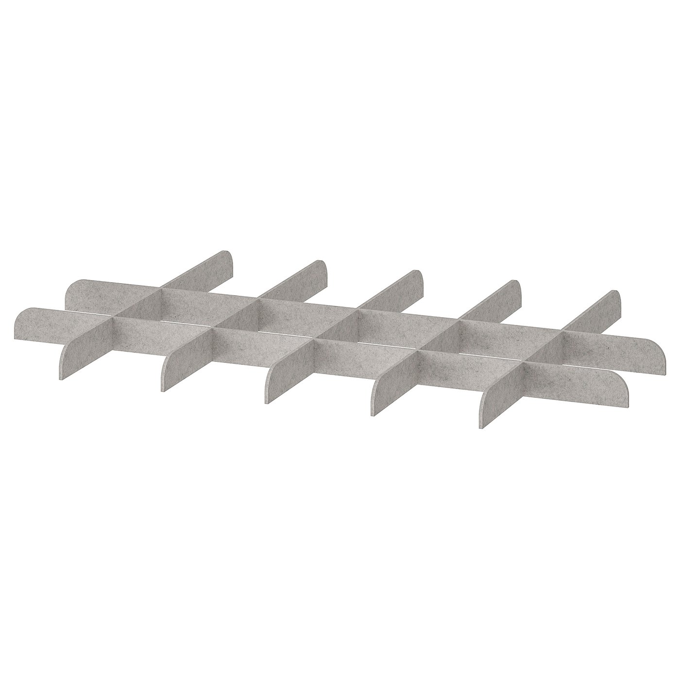 IKEA KOMPLEMENT avdelare för utdragbart hyllplan, ljusgrå, 100x58 cm