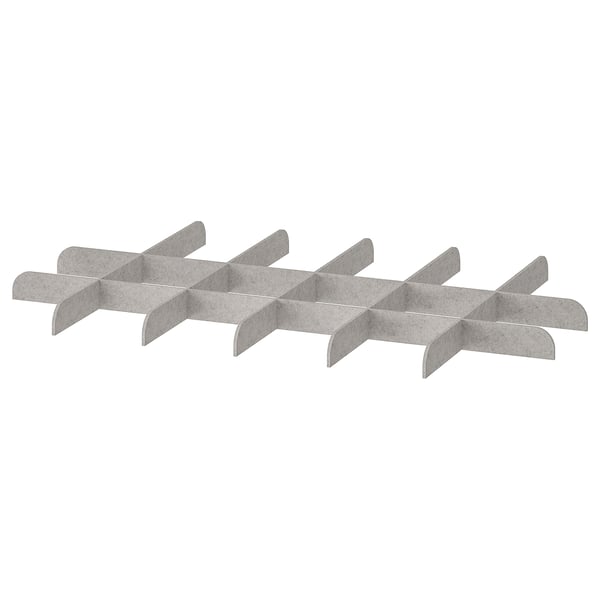 KOMPLEMENT Avdelare för utdragbart hyllplan - ljusgrå 100x58 cm