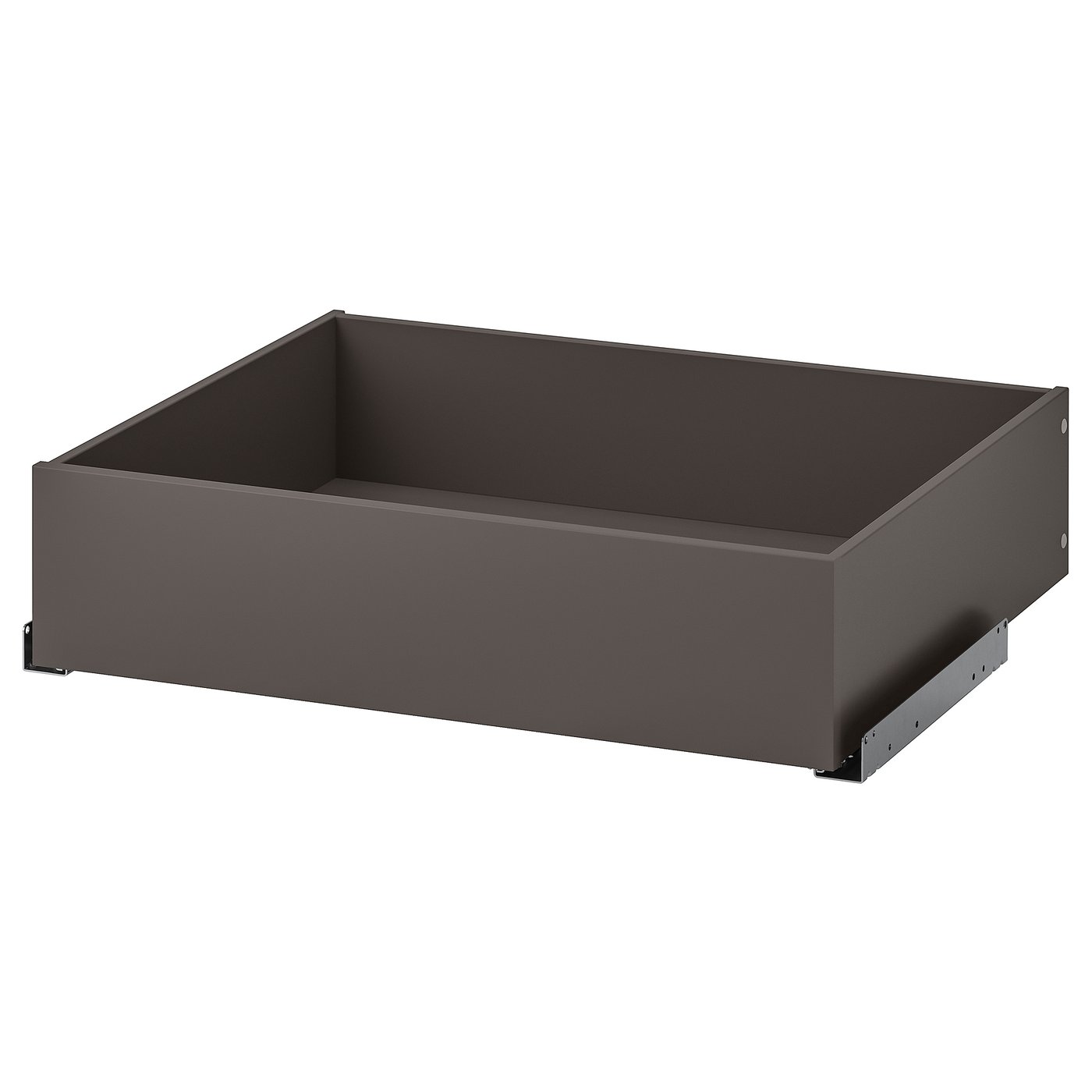 IKEA KOMPLEMENT låda, mörkgrå, 75x58 cm