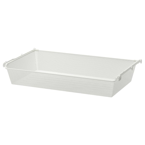 KOMPLEMENT Meshback med utdragsskena - vit 100x58 cm