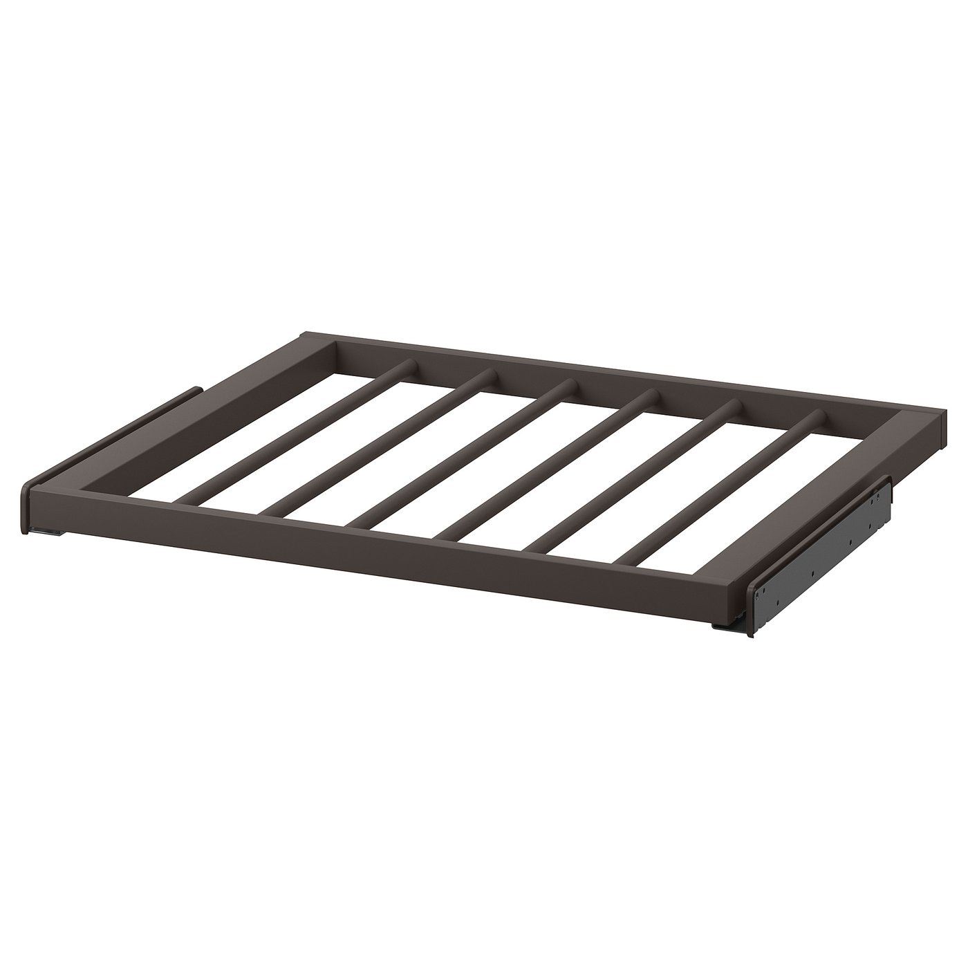IKEA KOMPLEMENT utdragbar byxhängare, mörkgrå, 75x58 cm