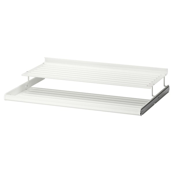 KOMPLEMENT Utdragbart skohyllplan - vit 100x58 cm