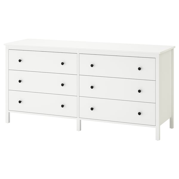 KOPPANG Byrå med 6 lådor - vit 172x44x83 cm