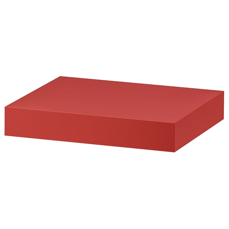 LACK vägghylla, röd, 30x26 cm - IKEA