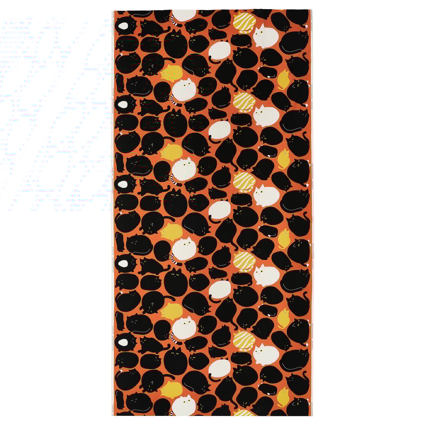IKEA LÄKEMALVA avpassad tyglängd, orange, 150x300 cm