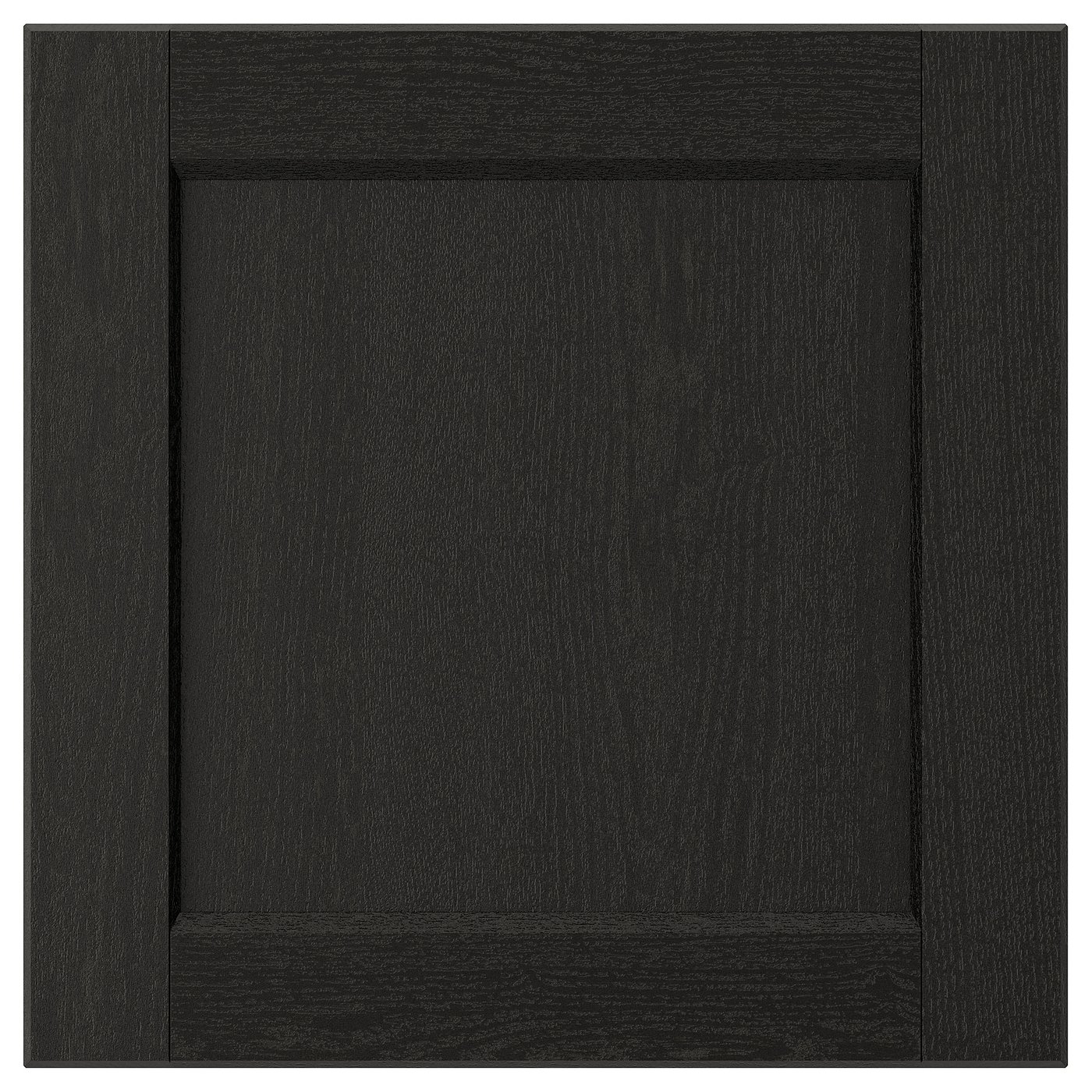 LERHYTTAN Lådfront - svartlaserad 40x40 cm