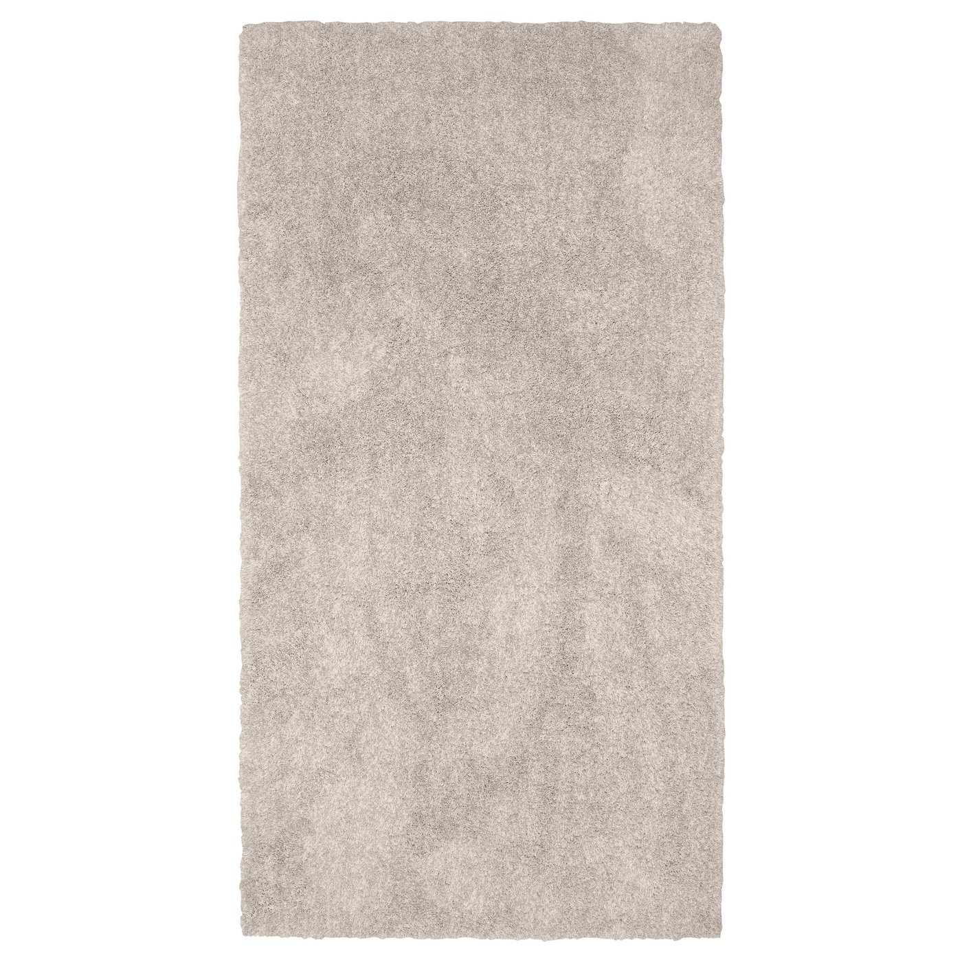 IKEA LINDKNUD matta, lång lugg, beige, 80x150 cm