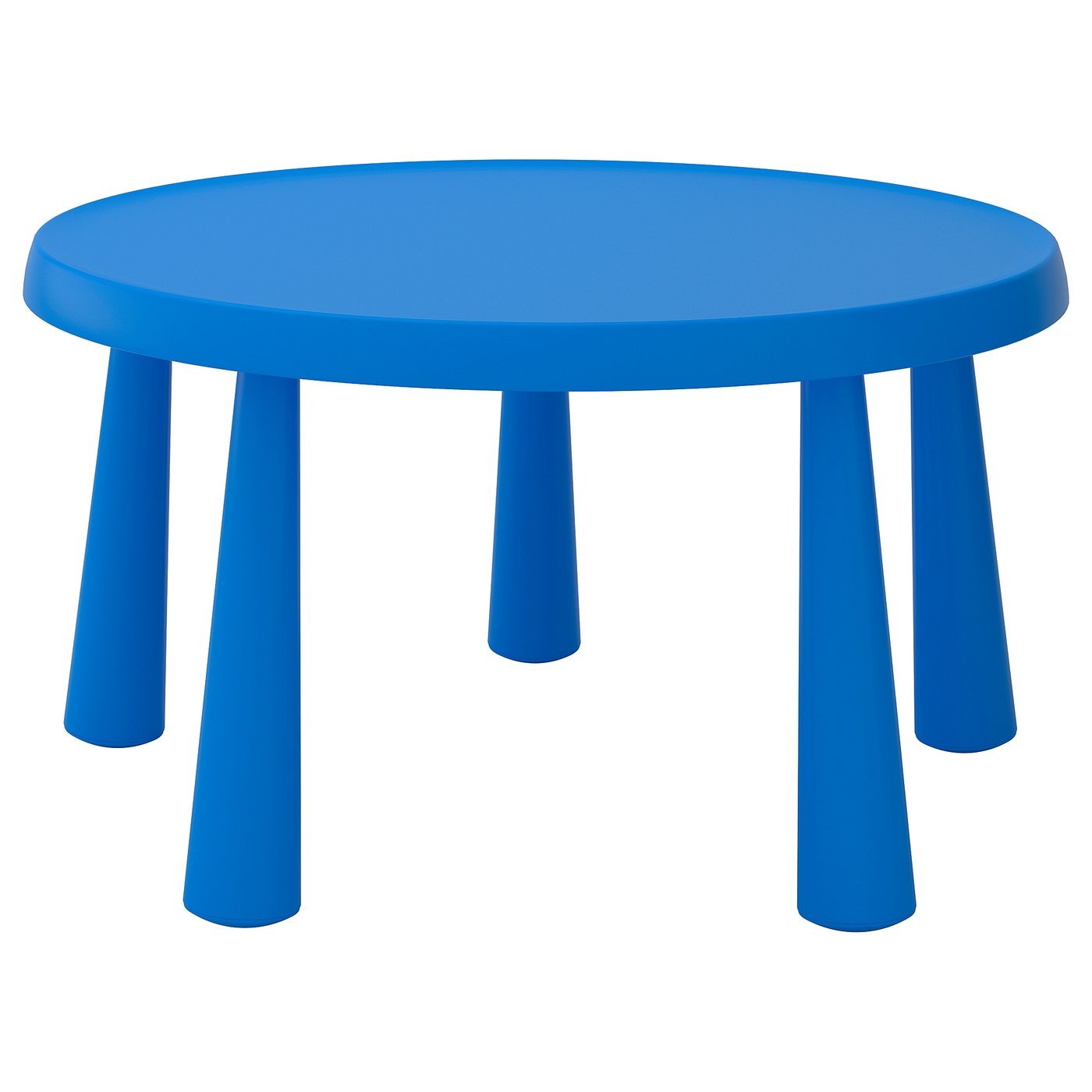 IKEA MAMMUT barnbord, inom-/utomhus blå, 85 cm