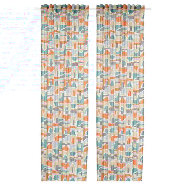 Martorn Gardiner 1 Par Flerfargad 145x250 Cm Ikea En utflykt bland ikea gardinmodeller: ikea