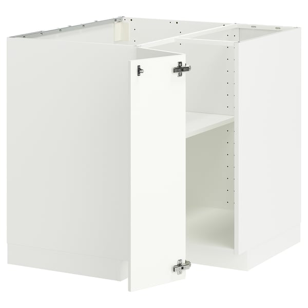 Vitt METOD köksskåp, elegant och modern design med justerbara hyllplan.