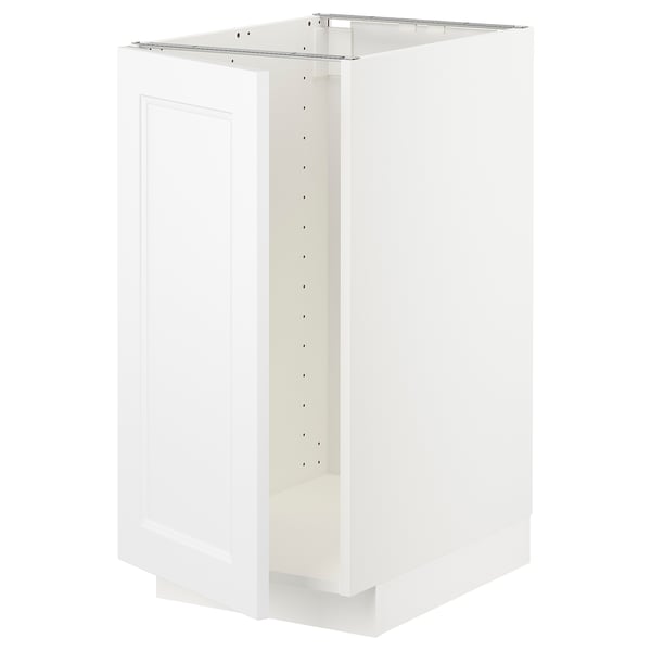 METOD Bänkskåp f diskbänk/sopsortering - vit/Axstad matt vit 40x60 cm