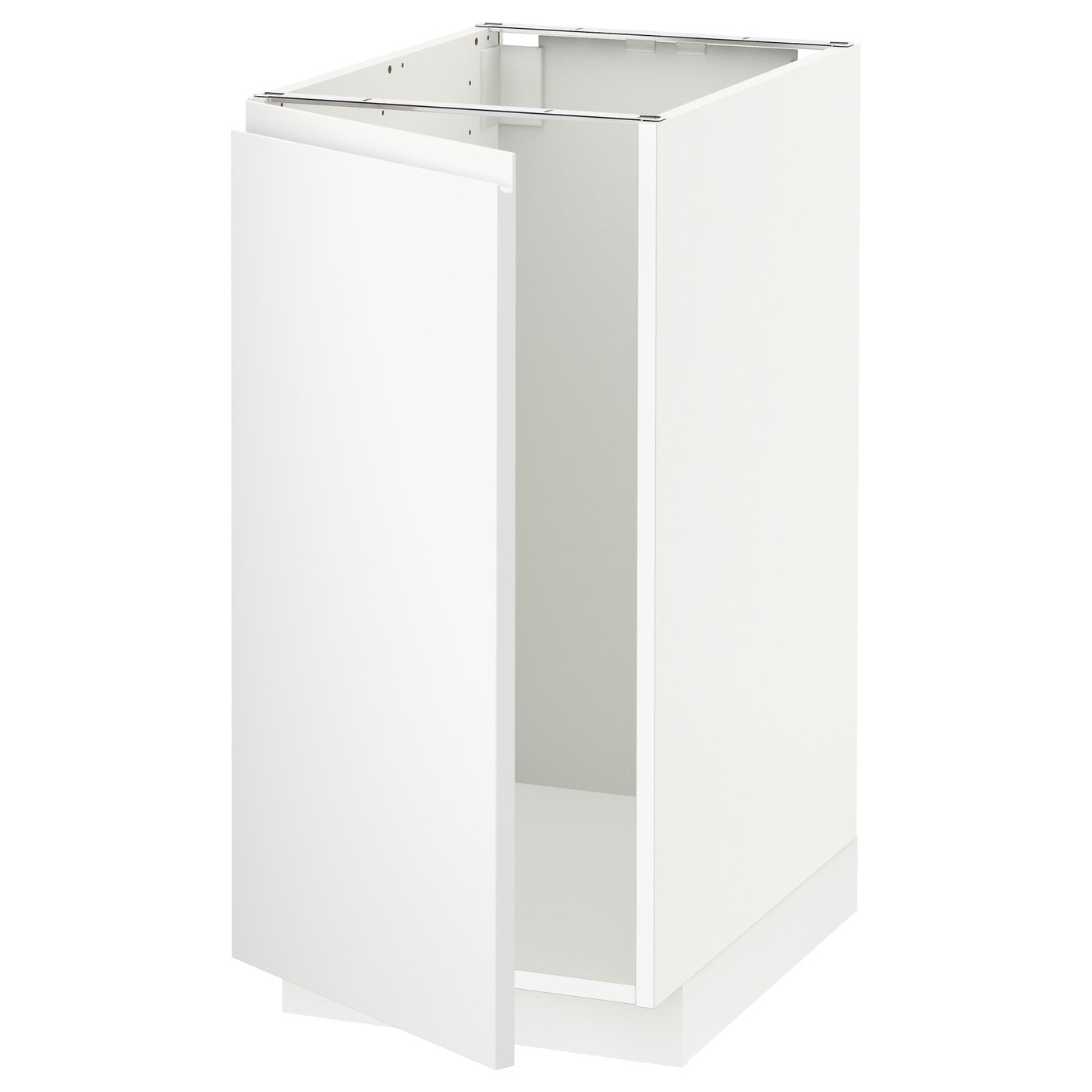 IKEA METOD bänkskåp f diskbänk/sopsortering, vit/voxtorp matt vit, 40x60 cm