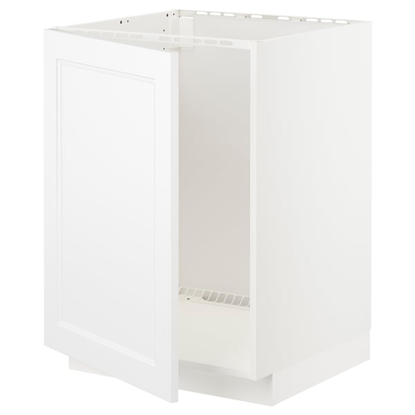 METOD Bänkskåp för diskbänk - vit/Axstad matt vit 60x60 cm