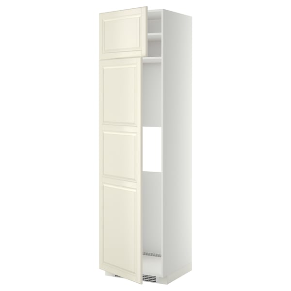 METOD Hs f kyl el frys m 2d - vit/Bodbyn off-white 60x60x220 cm