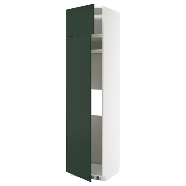 METOD Hs f kyl el frys m 2d - vit/Havstorp djupgrön 60x60x240 cm