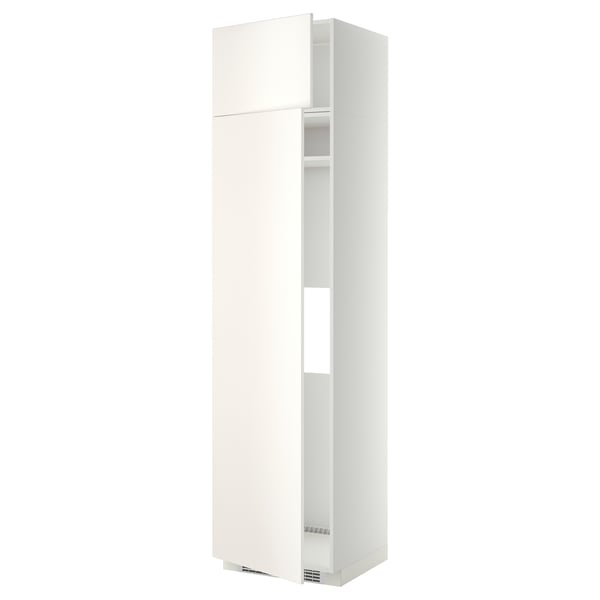 METOD Hs f kyl el frys m 2d - vit/Veddinge vit 60x60x240 cm