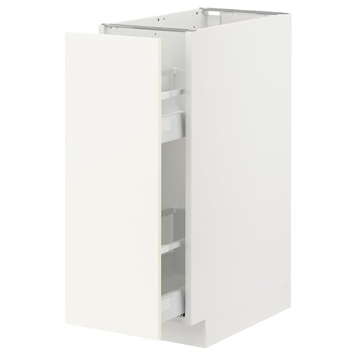 METOD köksskåp med utdragbara lådor, modern design.